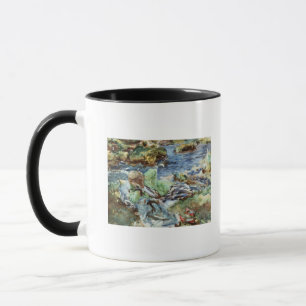 Caneca Mulher turca por um córrego