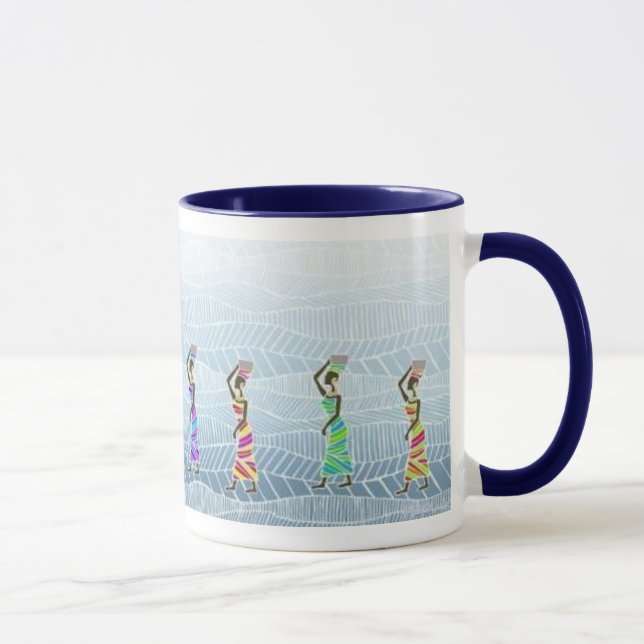 Caneca Mulheres em Tecidos Coloridos - Mug (Direita)