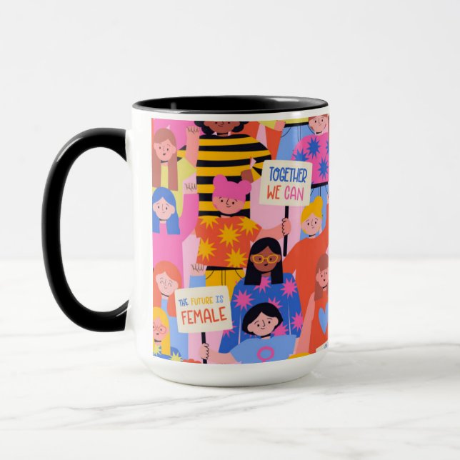 Caneca Mulheres empoderadas Mug (Esquerda)