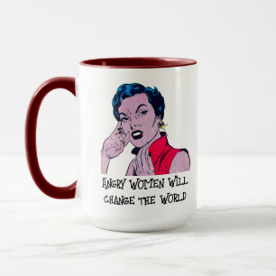 Caneca Mulheres Irritadas Vão Mudar O Mundo
