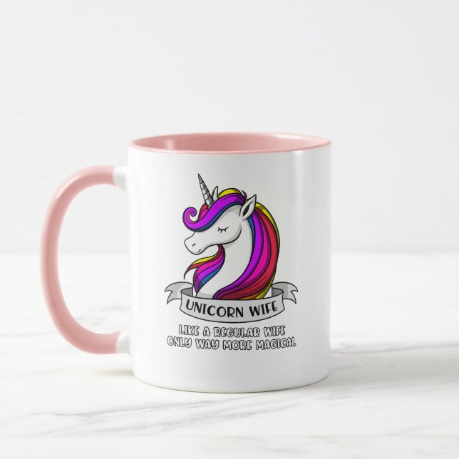 Caneca Mulheres mágicas da esposa do unicórnio (Esquerda)