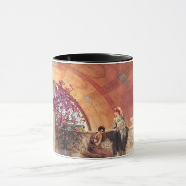 Caneca Mulheres rivais (por Sir Lawrence Alma-Tadema) (Centro)