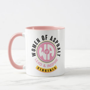 Caneca Mulheres Rosa de Asfalto Virginia Café Mug