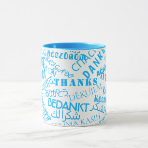 Caneca Multi Language International - Obrigado - Personal