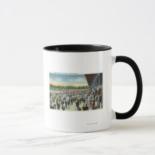 Caneca Multidões no autódromo & no clube de Saratoga