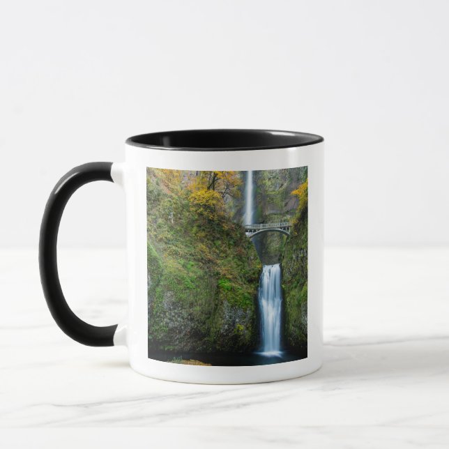 Caneca Multnomah Cai No Outono Na Garganta Da Columbia (Esquerda)
