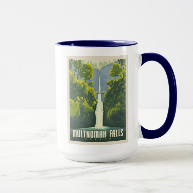 Caneca Multnomah Falls | Oregon (Direita)