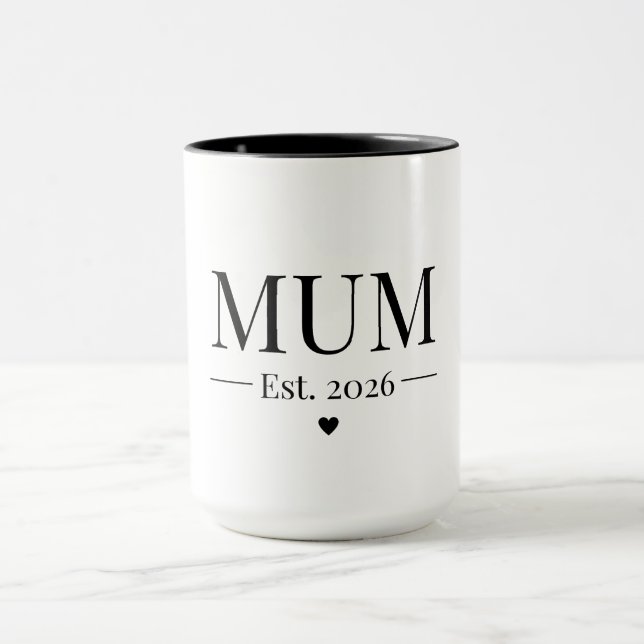 Caneca Mum Established 2026 (Centro)