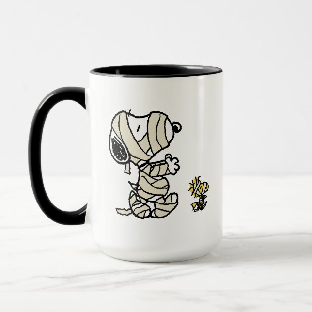 Caneca Múmias de Snoopy e Woodstock (Esquerda)