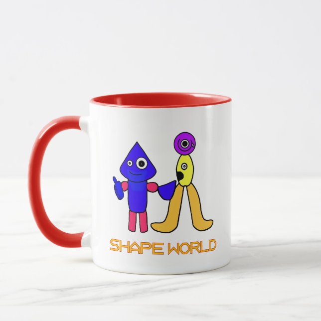 Caneca Mundo de Formas (Esquerda)