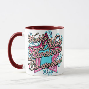 Caneca Mundos a maioria de colega de trabalho
