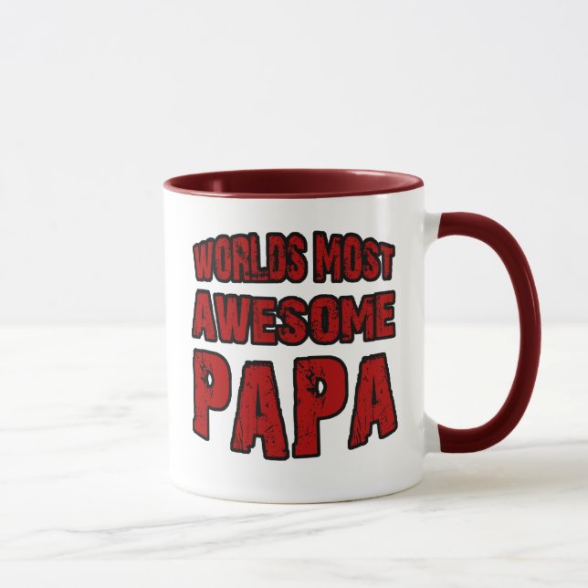 Caneca Mundos a maioria de papá impressionante (Direita)