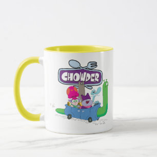 Caneca Mung, Chowder, Shnitzel, & Truffles no Carro-Carro