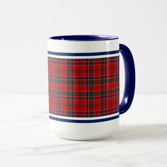 Caneca Munro Clan Tartan (Frente Esquerda)