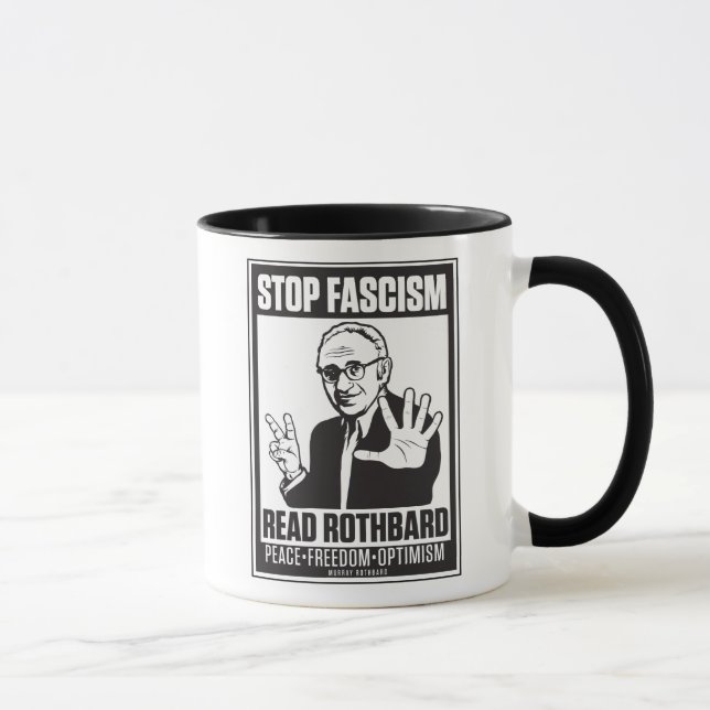 Caneca Murray Rothbard Mug (Direita)