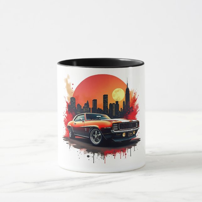 Caneca Muscle Car Street Art Coffee Cup (Centro)