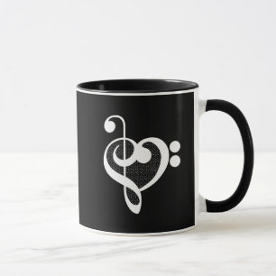 Caneca Music Heart - I Love Music