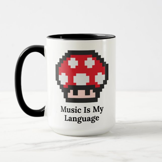 Caneca  Music Is My Language (Esquerda)