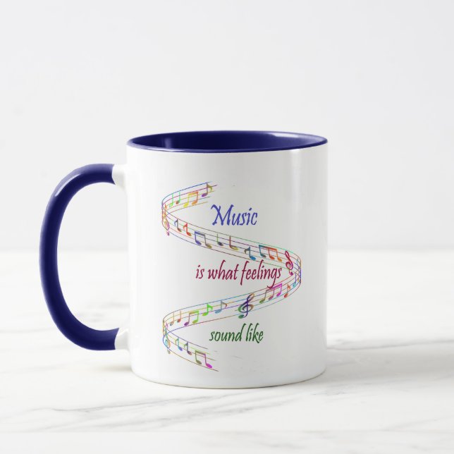 Caneca Music is what Feelings Sound Like Inspirational (Esquerda)