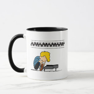 Caneca Música Charlie Brown Schroeder
