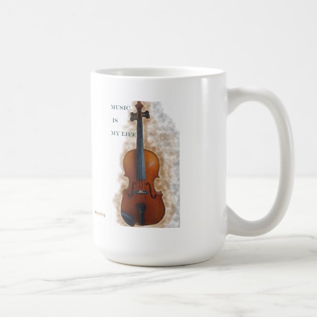 Caneca Música É Minha Vida Mug (Direita)