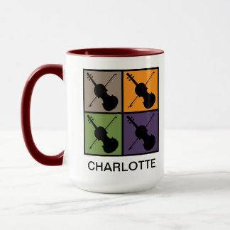 Caneca Música Violina Personalizada