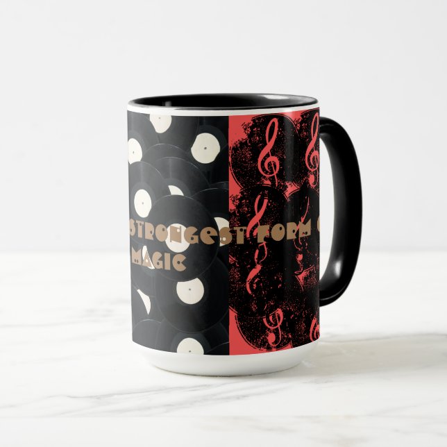 Caneca  musical (Frente Esquerda)
