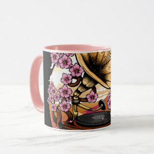 Caneca Musical de Cherry Blossom
