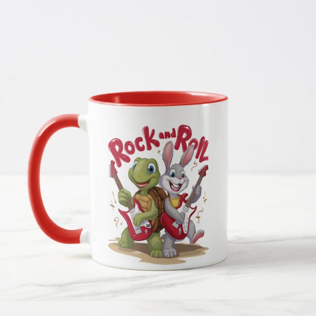 Caneca Musical Réptil and Hare Rock Out Roll (Esquerda)
