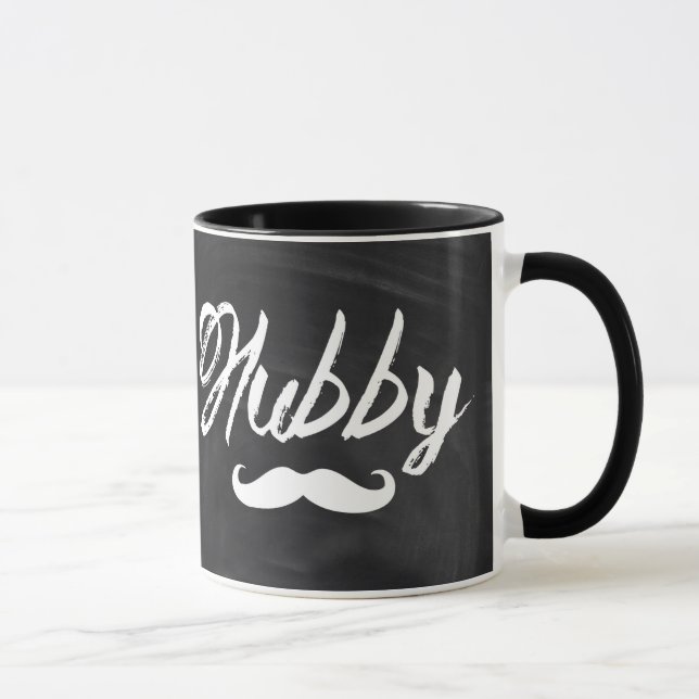 Caneca Mustache Groom Honeymoon hubby (Direita)