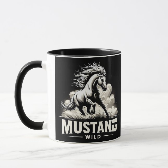 Caneca MustangWild Cremello Cup (Esquerda)