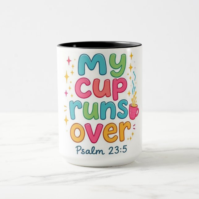 Caneca My Cup Runs Over Cute Combo Mug (Centro)