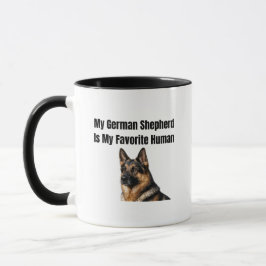 Caneca My German Shepherd Is My Favorite Human