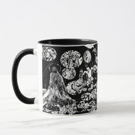 Caneca My Super Halloween black and white