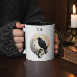 Caneca Mystical Crow Moon