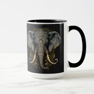 Caneca Mystical Elephant Watercolor Mug