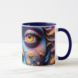 Caneca Mystical Face Art Can Cooler
