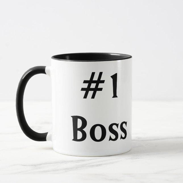 Caneca Nº 1 caneta de BOSS (Esquerda)