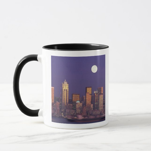 Caneca N.A., EUA, Washington, Seattle Silhueta de Seattle (Esquerda)