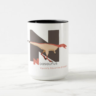 Caneca N como Noasaurus Mug