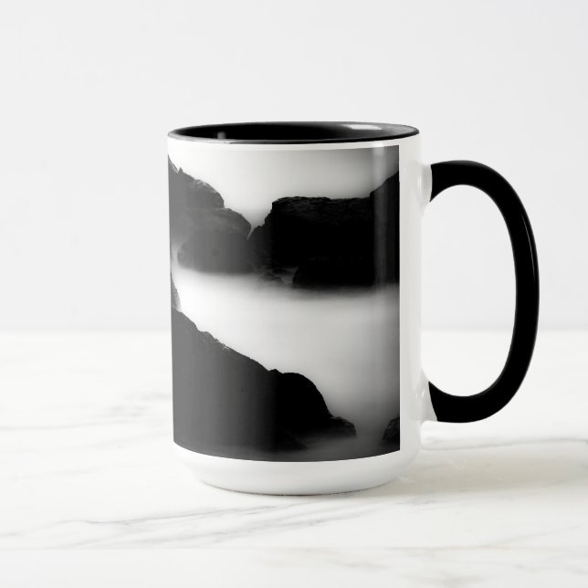 Caneca Na costa Brookings de Oregon do copo de café da (Direita)