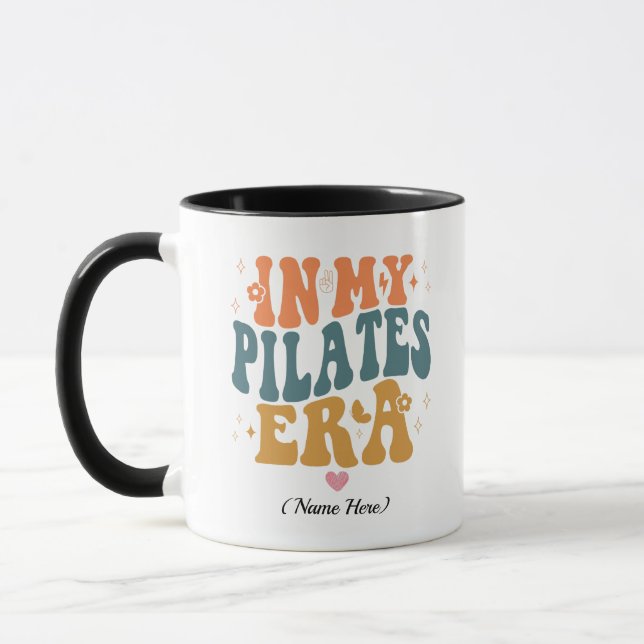 Caneca Na era dos meus pilates (Esquerda)