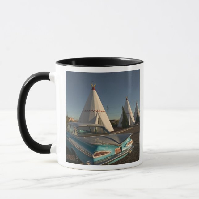 Caneca NA, EUA, arizona, rota 66 de Holbrook, Wigwam (Esquerda)