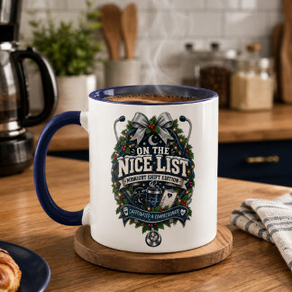 Caneca Na Lista dos Bons Presente Edição do Turno da Meia