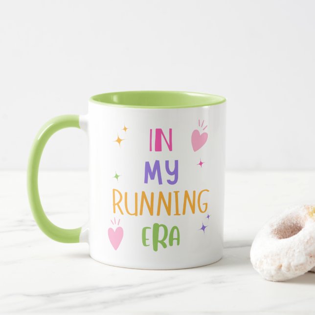 Caneca Na Minha Camisa Da Era Em Corrida | Presentes Engr (Com Donut)