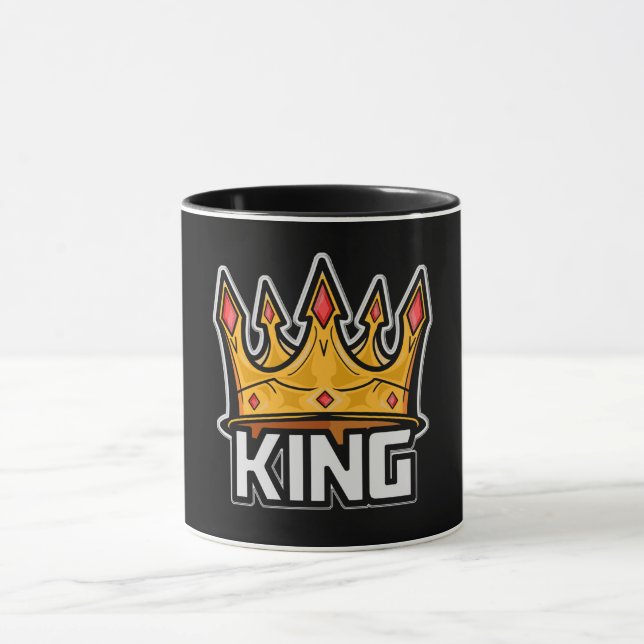 Caneca Na moda King Crown Mug (Centro)
