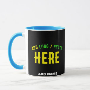CANECA NA MODA MODERNO PERSONALIZÁVEL NEGRO VERIFICADO CO