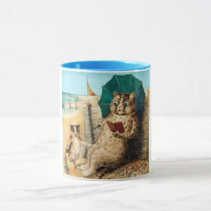 Caneca Na Praia, Louis Wain