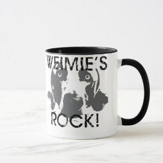 Caneca Nação de Weimaraner: ROCHA de Weimies!