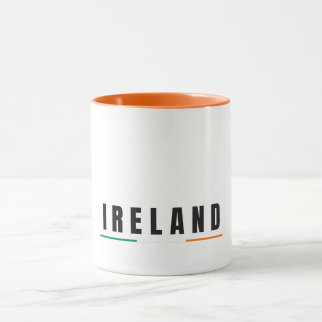 Caneca Nação irlandesa moderna irlanda Aniversário Souven (Centro)